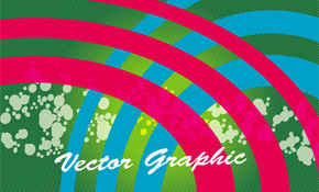retro rounds lines free vector